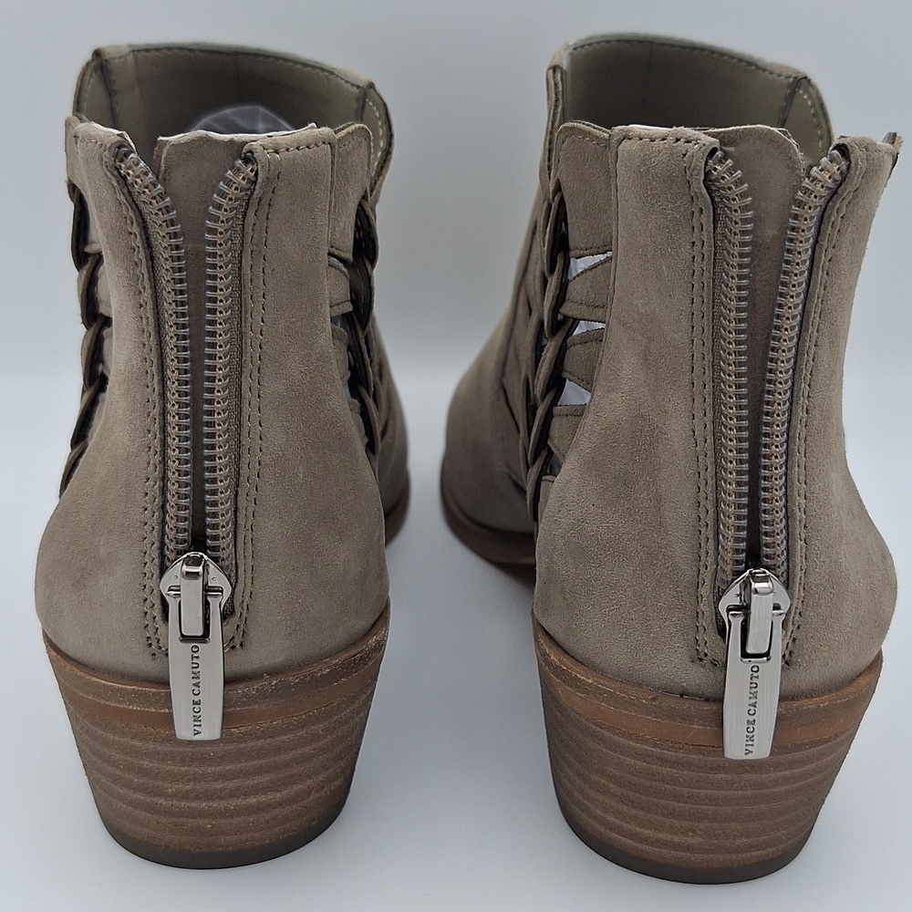 NIB VINCE CAMUTO Prestetta Bootie - Foxy True Suede, Taupe - Picture 8 of 16